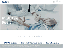 Tablet Screenshot of cadas.pl